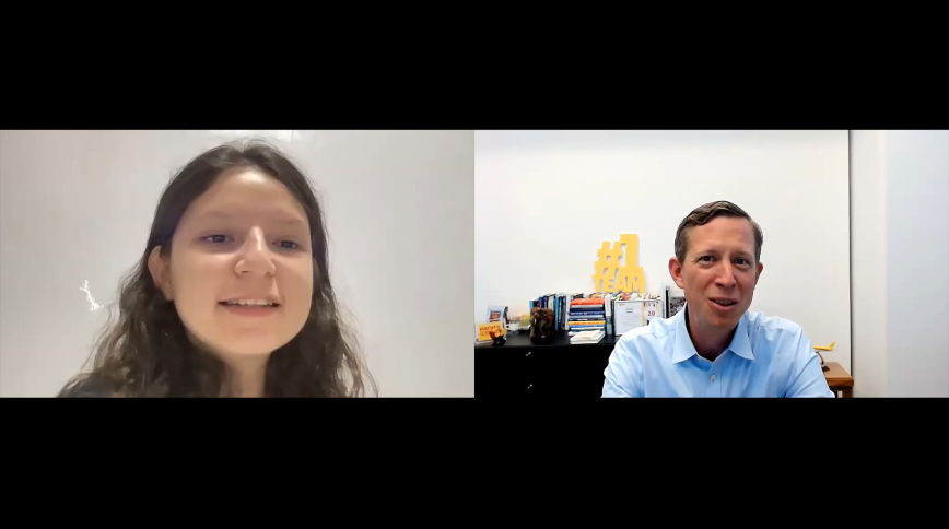 Headshots of Ana Sophia and Thomas Ogilvie